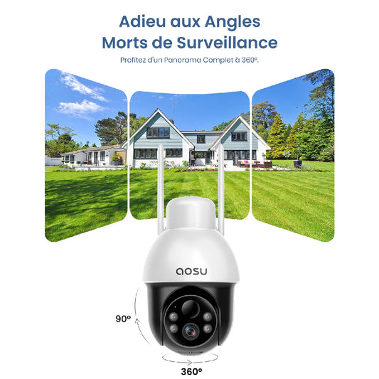 Camera de sécurité Extérieur AOSU Solarcam D1 lite