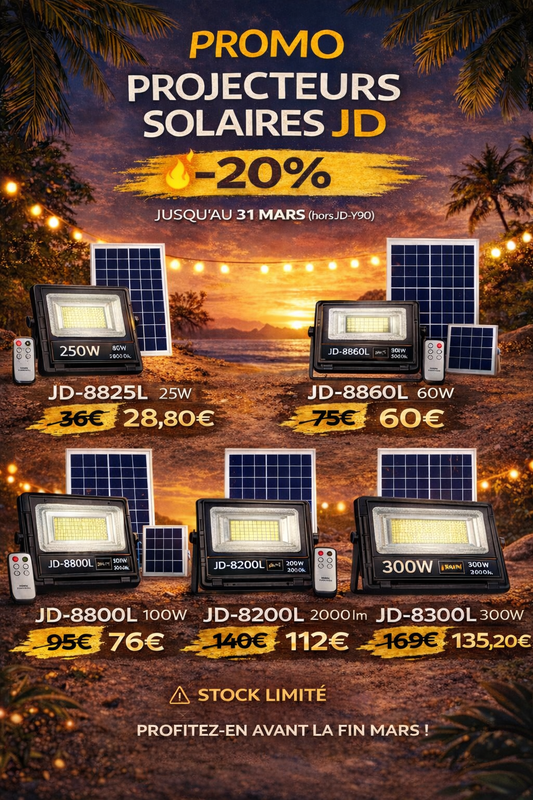 -20% sur tous les projecteurs de la gamme JD hors JD-Y90