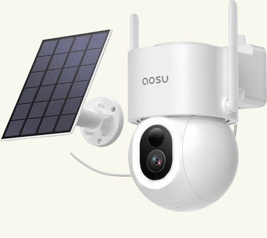 Caméra de sécurité AOSU Solar D1 Max sans fil