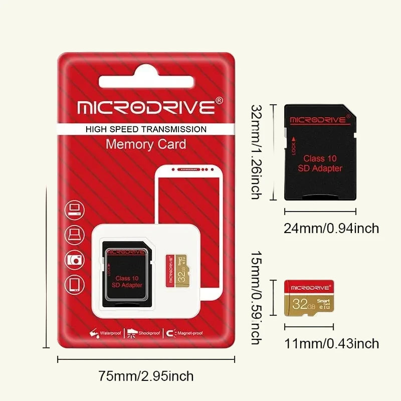 micro carte memoire et adaptateur SD 32Go pro