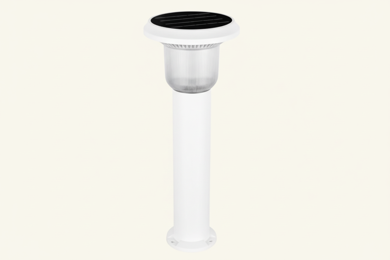Borne pour pilier Champignon blanc