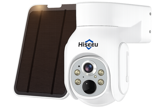 Caméra solaire HISEEU extérieure 4MP – WiFi – Détection humaine WTD403