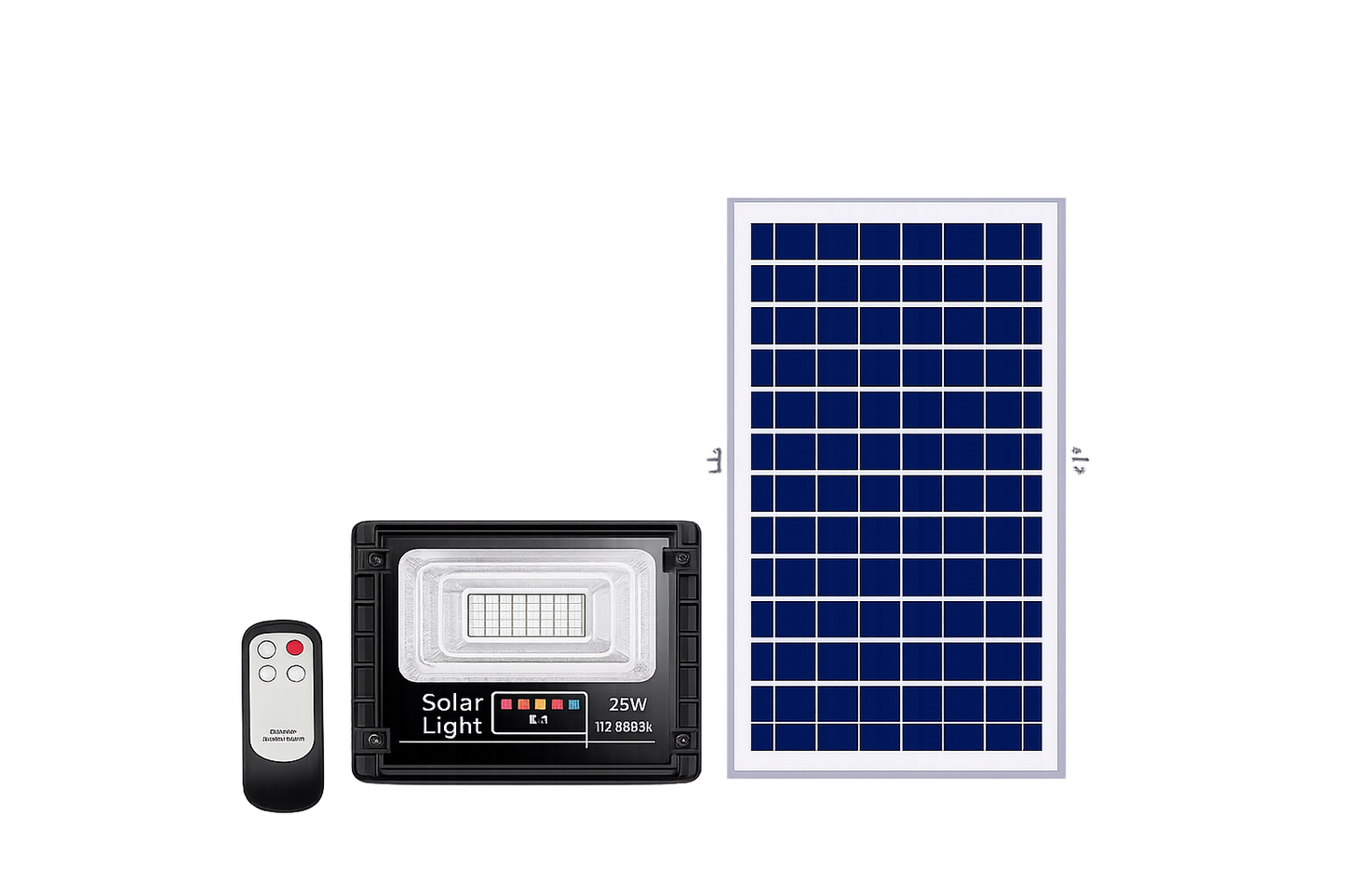 Projecteur JD-8825L noir 25W 700LM REF0041