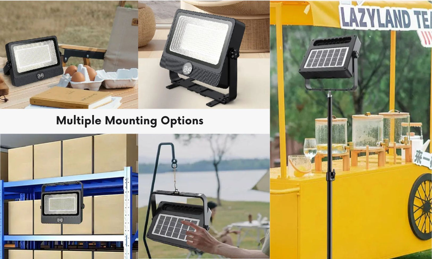 Projecteur de camping JD-Y90 noir 90W 1200LM REF00