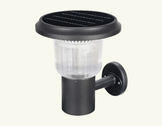 Borne-Applique murale solaire noir Champignon