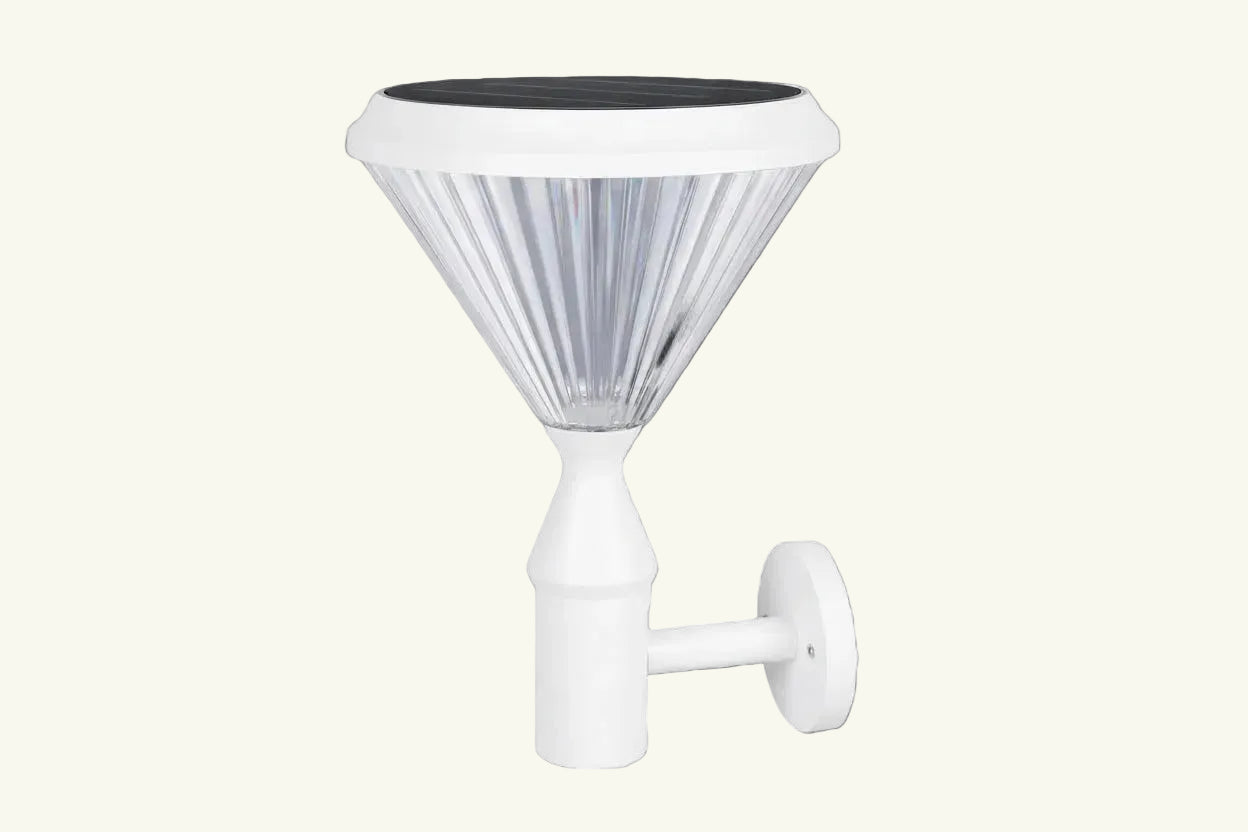 Borne-Applique murale solar crystal 500 LM blanc